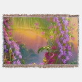 Fantastisch landschap, tropisch en droomachtig deken (Voorkant)