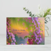 Fantastisch landschap, tropisch en droomachtig - kaart (Staand voorkant)