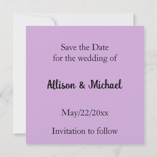 Fantastisch landschap, tropisch en droomachtig save the date (Achterkant)