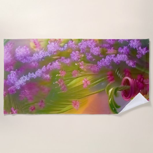 Fantastisch landschap, tropisch en droomachtig strandlaken (Voorkant)