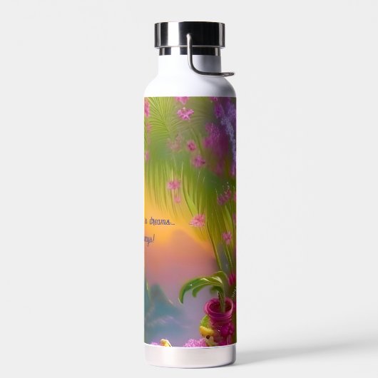 Fantastisch landschap, tropisch en droomachtig waterfles (Links)