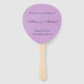 Fantastisch landschap, tropisch - fotobruiloft handwaaier (Achterkant)