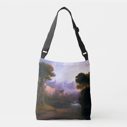 Fantastisch landschap van Thomas Doughty Crossbody Tas (Voorkant)