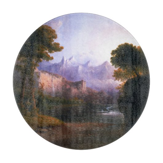 Fantastisch landschap van Thomas Doughty Snijplank (Voorkant)