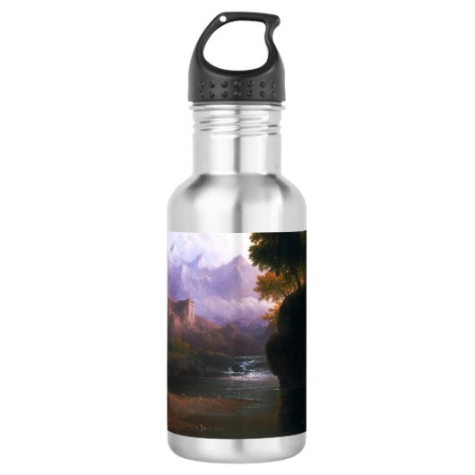Fantastisch landschap van Thomas Doughty Waterfles (Voorkant)