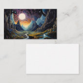 Fantastisch landschap visitekaartje (Voorkant / Achterkant)