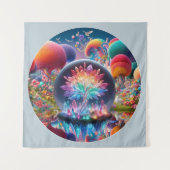 Fantastisch landschap wandkleed (Voorkant)