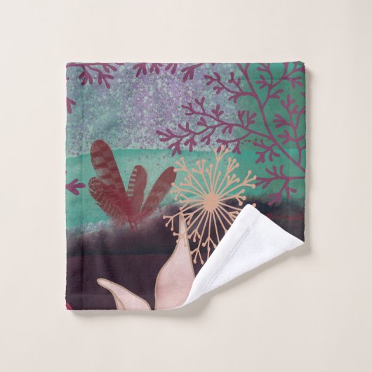 Fantastisch landschap washandje (Wasdoekje)