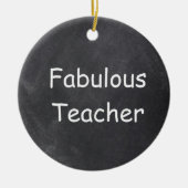 Fantastisch leerlingscharrelbordontwerp — ideaal keramisch ornament (Voorkant)