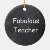 Fantastisch leerlingscharrelbordontwerp — ideaal keramisch ornament (Achterkant)