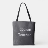 Fantastisch leerlingscharrelbordontwerp — ideaal tote bag (Achterkant)