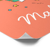 Fantastisch leesboek schattig poster kinder kamer (Hoek)