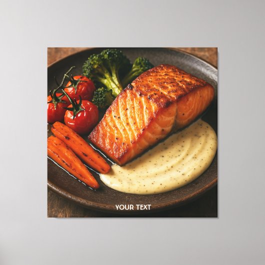 Fantastisch Lekker Lekker Eten Canvas Afdruk (Voorkant)