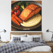 Fantastisch Lekker Lekker Eten Canvas Afdruk (Insitu (Slaapkamer))