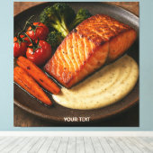 Fantastisch Lekker Lekker Eten Canvas Afdruk (Insitu (Houten vloer))