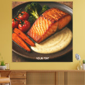 Fantastisch Lekker Lekker Eten Canvas Afdruk (Insitu (Woonkamer))
