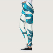 Fantastisch, leuk! Monstera leaf-ontwerp Leggings (Links)