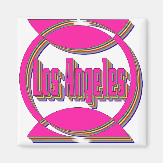 Fantastisch Los Angeles 3 Magnet (Voorkant)