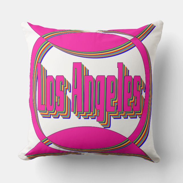 Fantastisch Los Angeles 3 Pillow Kussen (Voorkant)