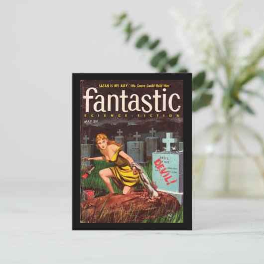 Fantastisch - may_Pulp Art Briefkaart (Staand voorkant)