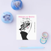 Fantastisch meisje met golvend haar Hairstyling-me Flyer (Enkel)