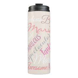 Fantastisch meisje van eerwaarde personaliseer Fab Thermosbeker