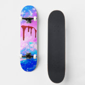 Fantastisch met bloed persoonlijk skateboard (Voorkant)