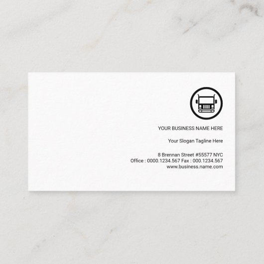 Fantastisch monogram Bright Logo Visitekaartje (Achterkant)