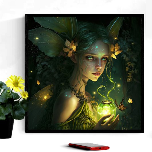 Fantastisch mooi groen bos 2 poster
