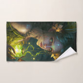 Fantastisch mooi groen bos bad handdoek (Handdoek)