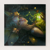 Fantastisch mooi groen bos legpuzzel (Verticaal)