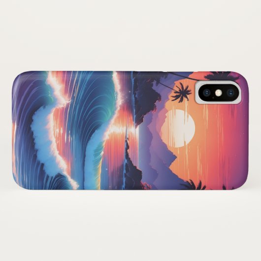 Fantastisch mooi kustlandschap Case-Mate iPhone case (Achterkant (horizontaal))