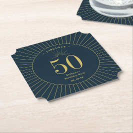 Fantastisch nummer verjaardagsfeest bruiloft Jubil Kartonnen Onderzetters