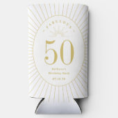 Fantastisch nummer verjaardagsfeest bruiloft Jubil Seltzer Blikjeskoeler (Voorkant)