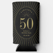 Fantastisch nummer verjaardagsfeest bruiloft Jubil Seltzer Blikjeskoeler (Voorkant)