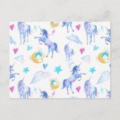 Fantastisch ontwerp van de Waterverf van het Unico Briefkaart (Voorkant)