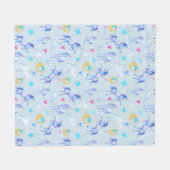 Fantastisch ontwerp van de Waterverf van het Unico Fleece Deken (Voorkant (Horizontaal))