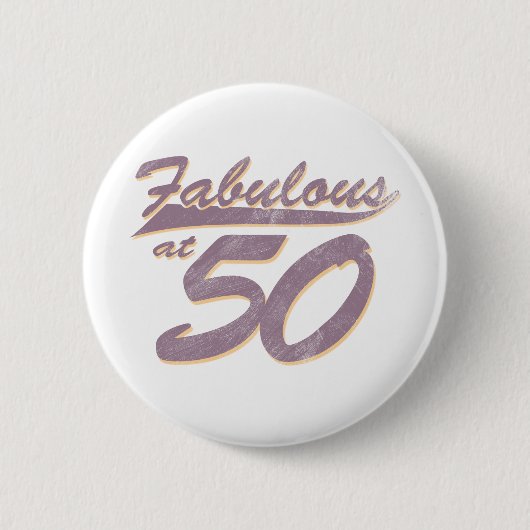 Fantastisch op 50 september ronde button 5,7 cm (Voorkant)
