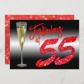 Fantastisch op 55-jarige steenkoraalfeest kaart (Voorkant / Achterkant)