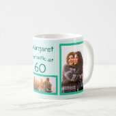 Fantastisch op de foto collage van 60 beste vriend koffiemok (Voorkant rechts)