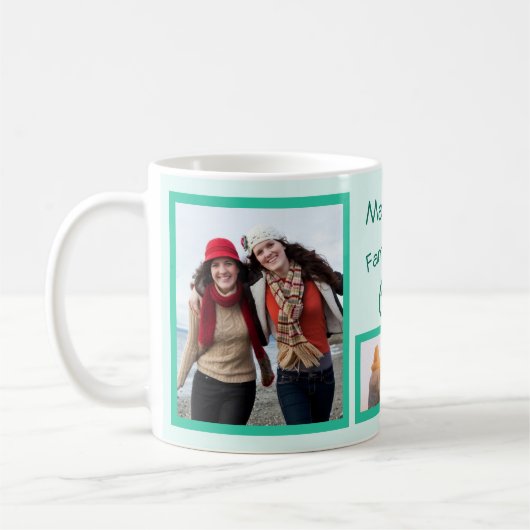 Fantastisch op de foto collage van 60 beste vriend koffiemok (Links)