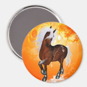 Fantastisch paard magneet (Voorkant / Achterkant)