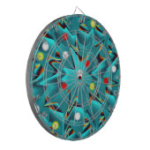 Fantastisch patroon azul dartbord (Voorkant Links)