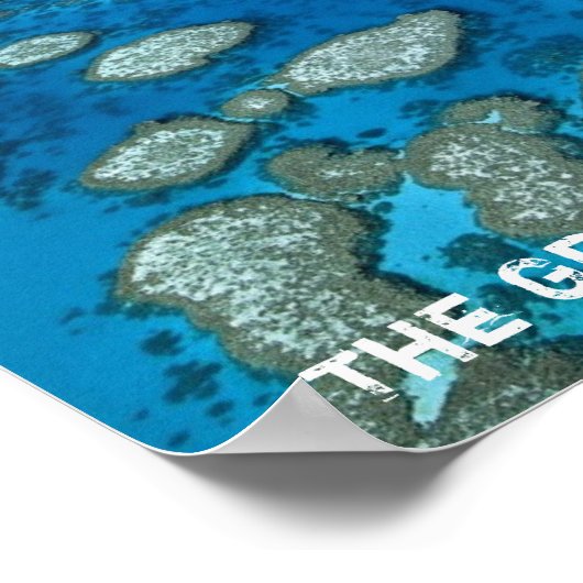 Fantastisch rif afdrukken poster (Hoek)