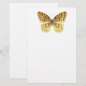 Fantastisch ronddraaiende vlindervlek briefpapier (Voorkant / Achterkant)