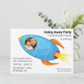 Fantastisch ruimtevaartbudget weggaan kaart (Staand voorkant)