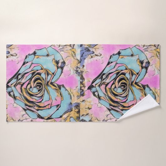 Fantastisch schattig, kleurig ontwerp badhanddoek (Badhanddoek)