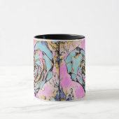 Fantastisch schattig, kleurig ontwerp mok (Midden)