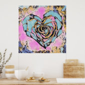 Fantastisch schattig, kleurig ontwerp poster (Keuken)