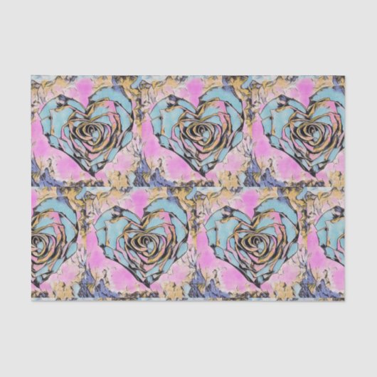 Fantastisch schattig, kleurig ontwerp tissuepapier (Voorkant)